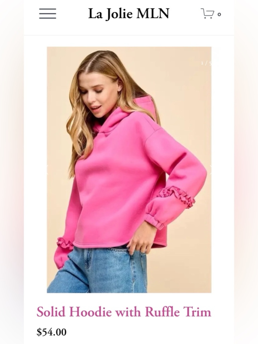 TCEC Hot Pink Hooded Pullover with Tag